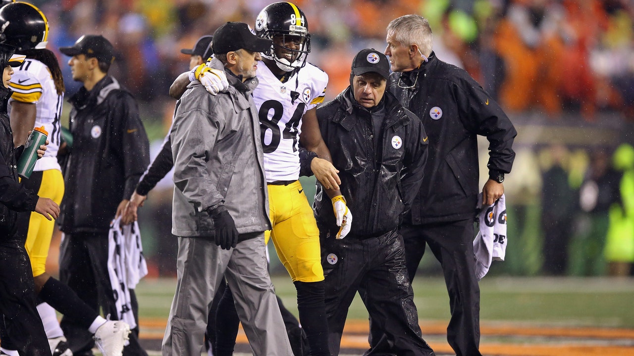 Steelers rule out Antonio Brown for Sunday's game vs. Broncos